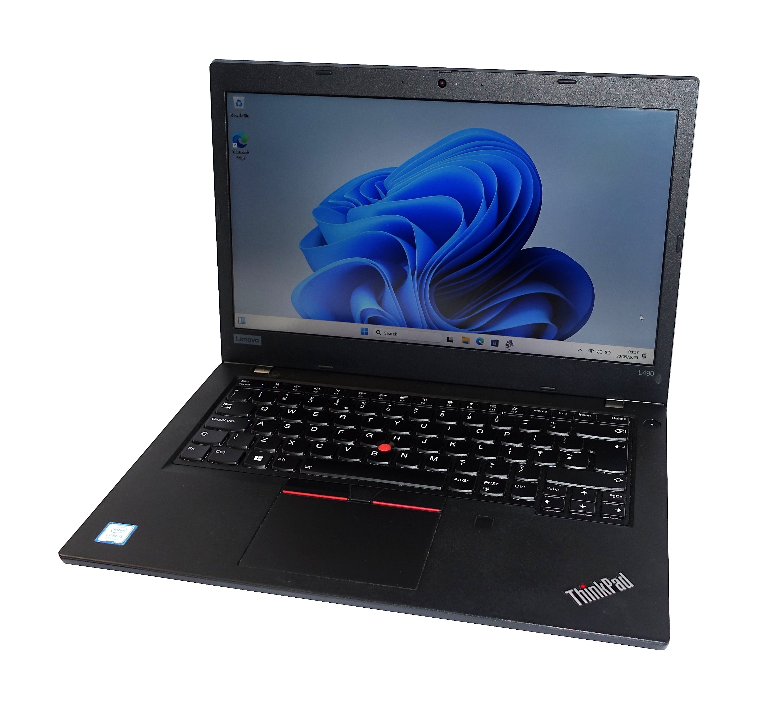 Lenovo ThinkPad L490 Laptop, 14" Core i5 8th Gen, 8GB RAM, 256GB SSD, Windows 11
