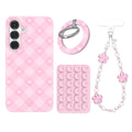 Dolly Pink Gingham Samsung Bundle Set