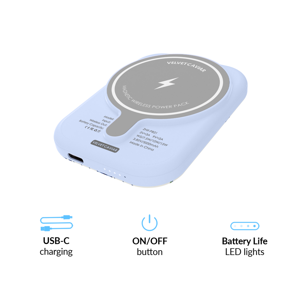 Blueberry Baby MagSafe Battery Power Pack