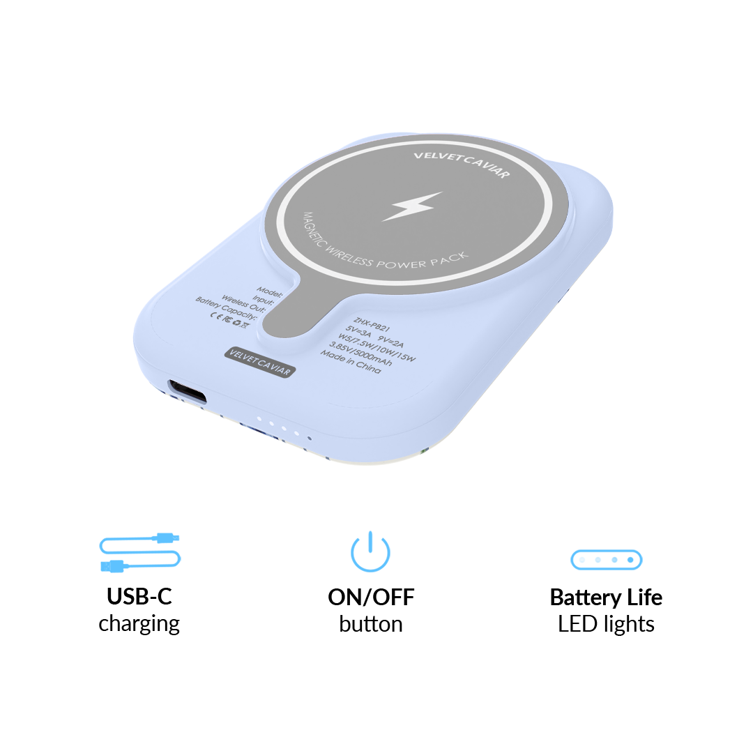 Blueberry Baby MagSafe Battery Power Pack