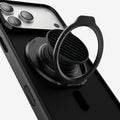 FLOLAB ForgeGrip Magnetic Stand & Phone Grip for iPhone Magsafe, Compatible with Android Phone - Carbon Fiber