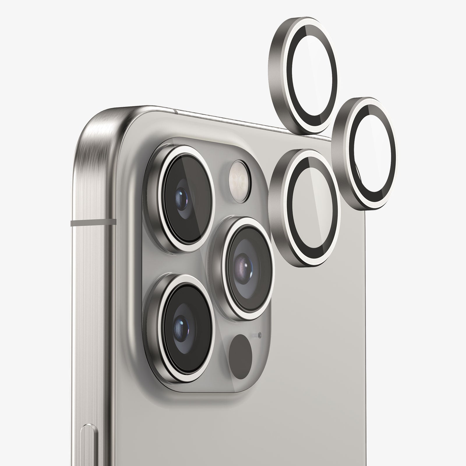NanoArmour Best for iPhone 15 Pro Max Anti Reflective Camera Protector