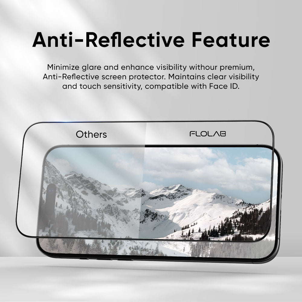 NanoArmour ONETIME PRO Anti Reflective PolarSpectra Infinity Edge Case-Friendly – iPhone 17 Series