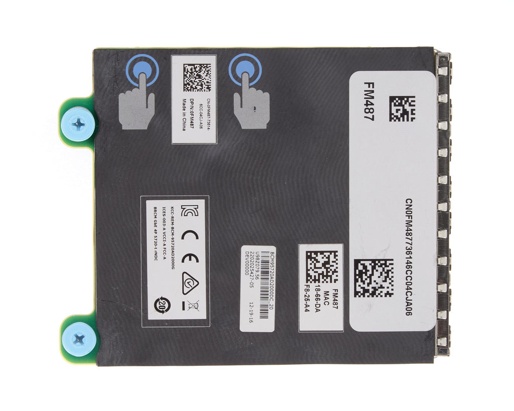 Dell Broadcom 5720 Quad Port 1GB RJ45 rNDC