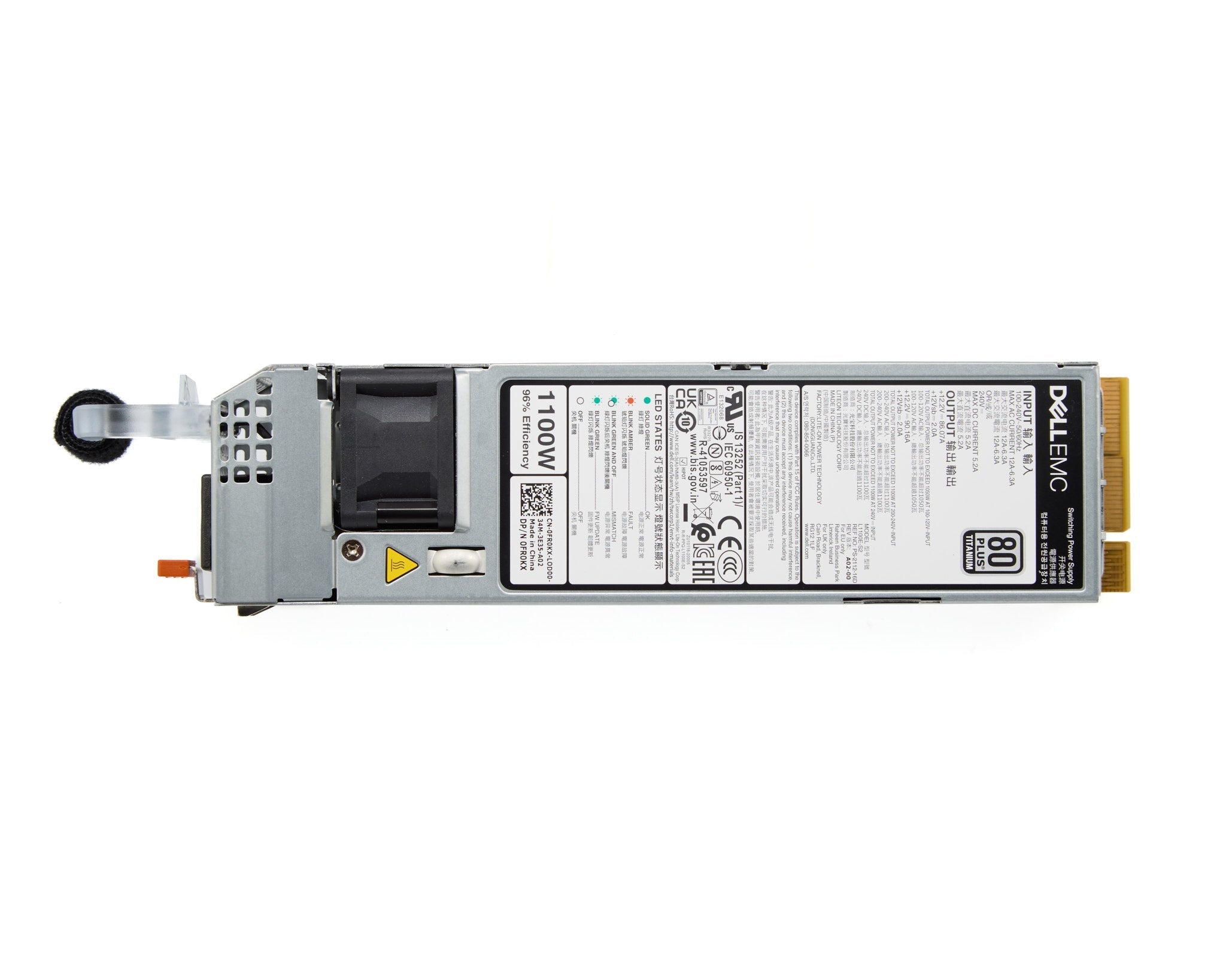 Dell 1100W Titanium Efficiency Power Supply for 15G & 16G