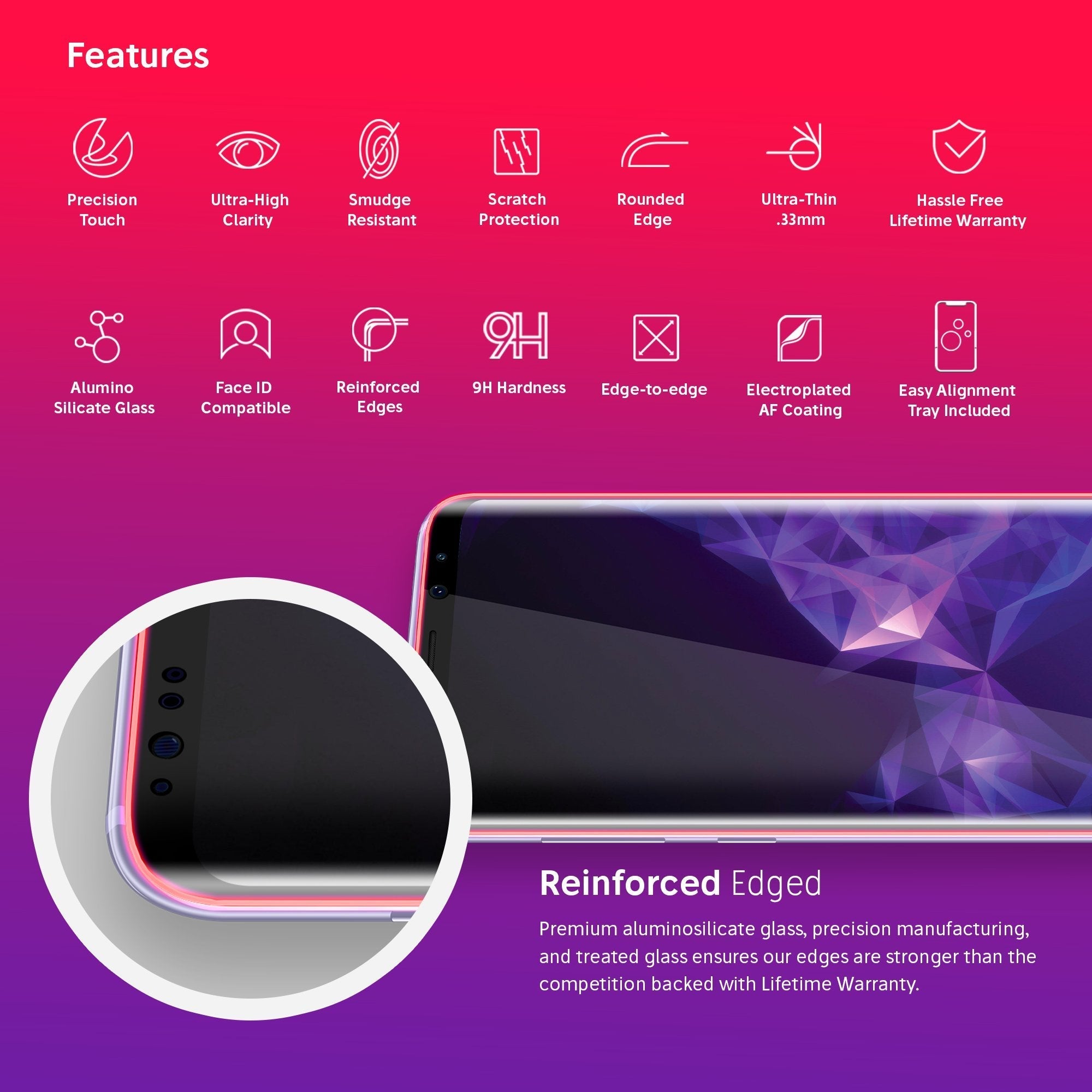 NanoArmour for Samsung Galaxy S9 Plus Screen Protector