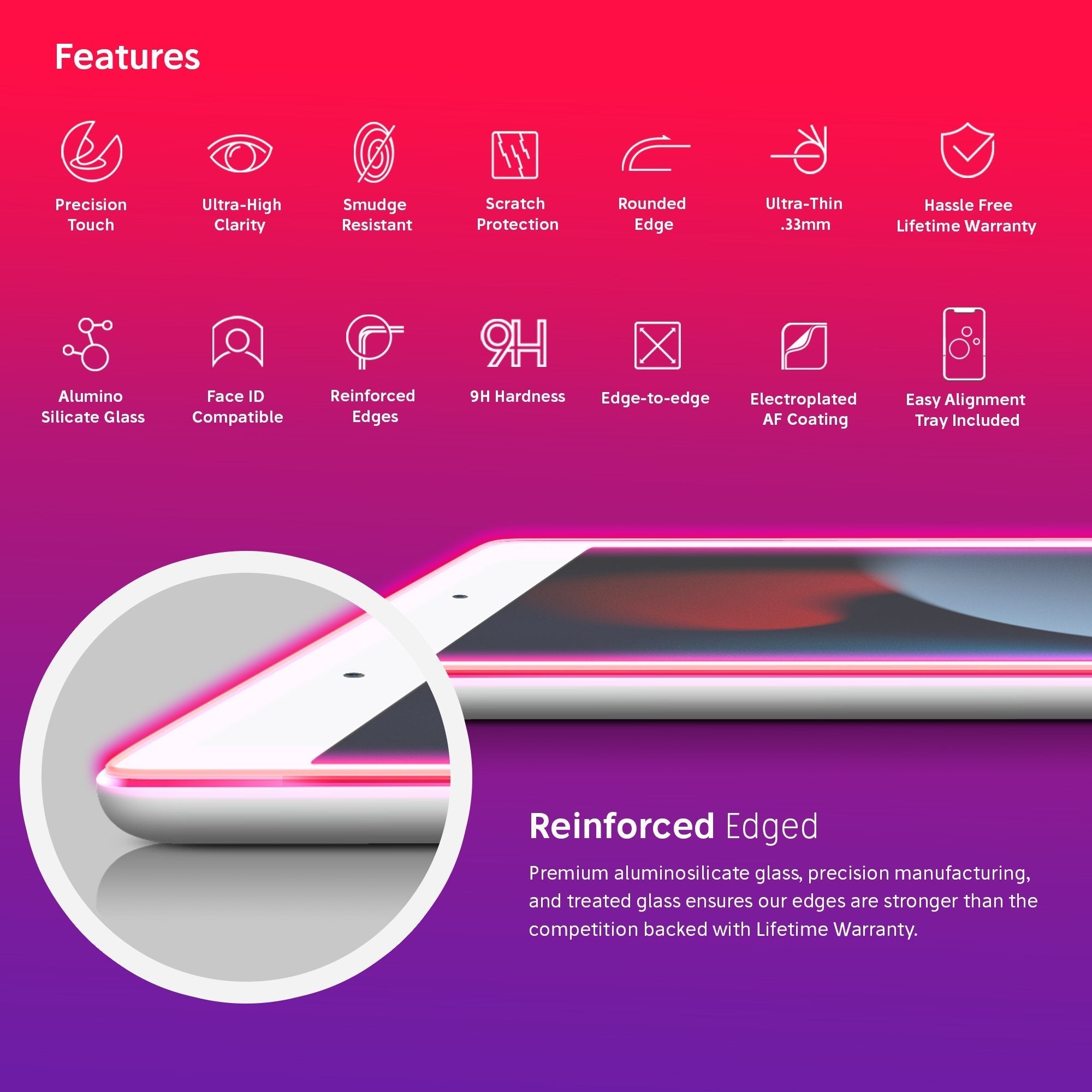 FLOLAB Anti-Glare Matte Screen Protector for iPad 9th Gen