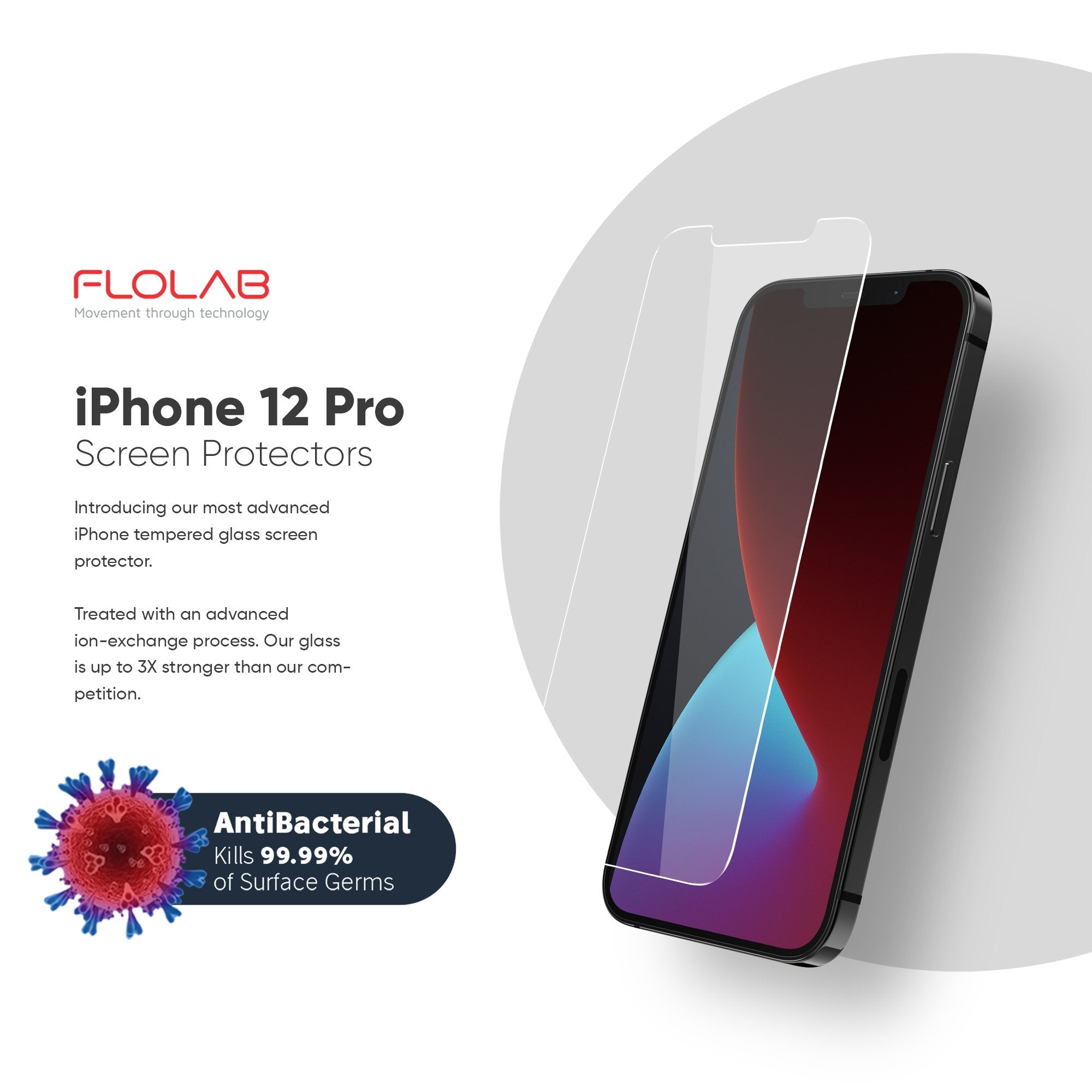 NanoArmour for iPhone 12 mini Best Screen Protector Case Friendly