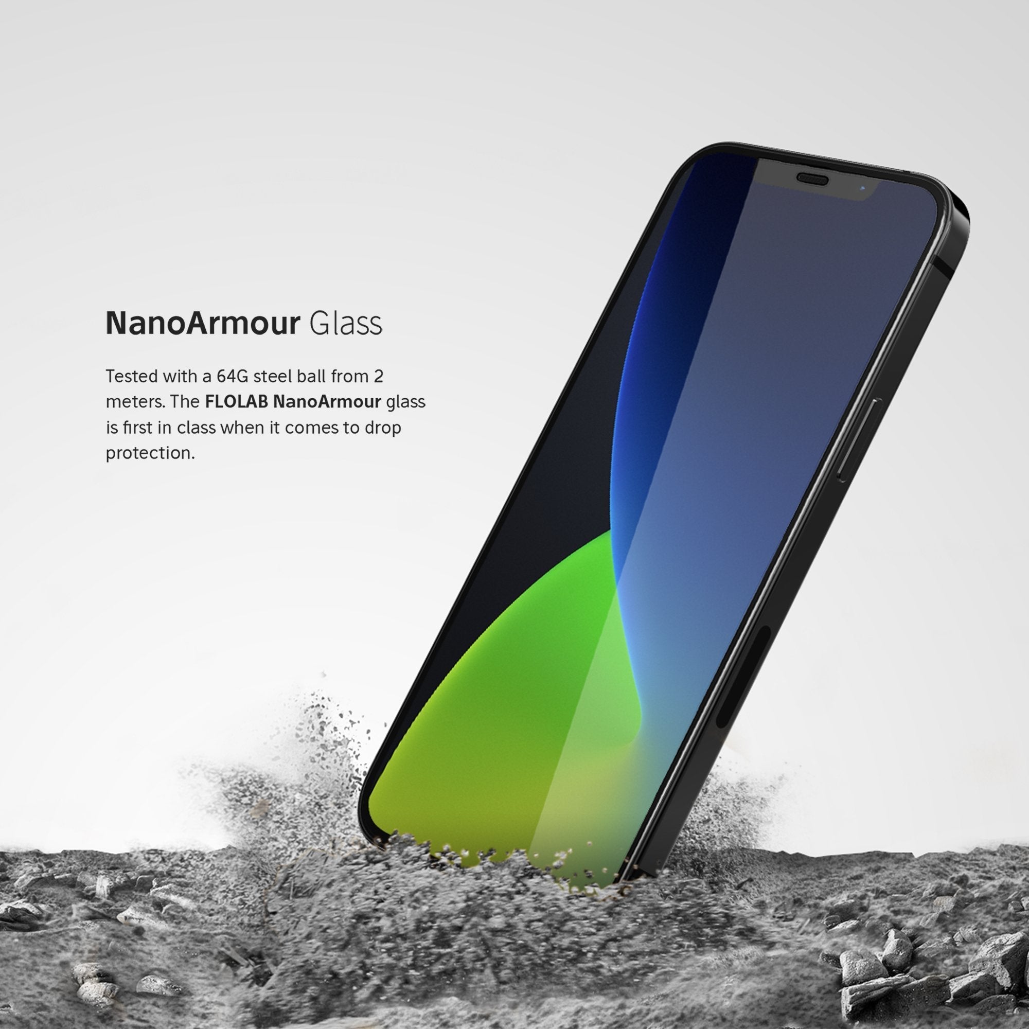 NanoArmour for iPhone 12 mini Screen Protector Edge-to-Edge