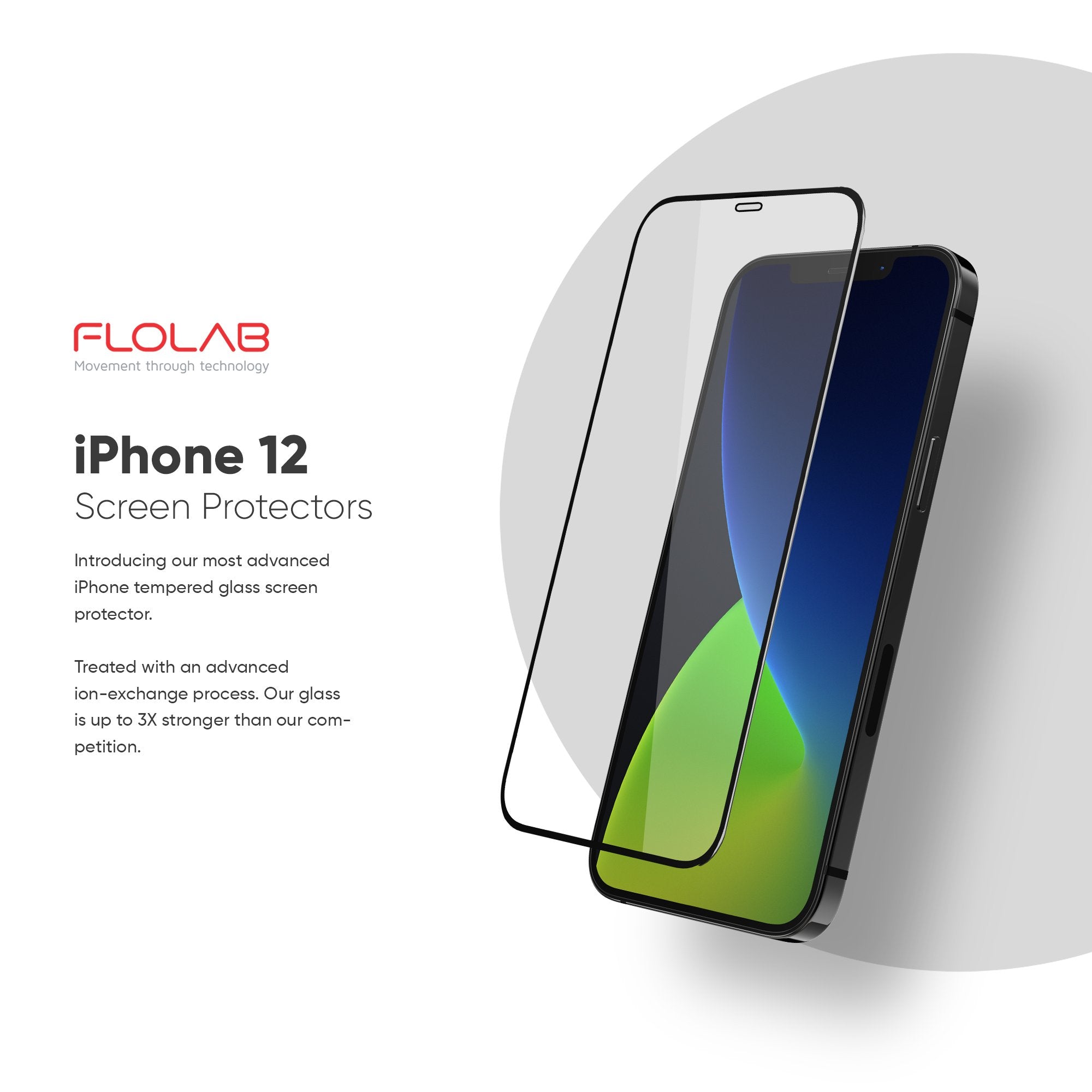 NanoArmour for iPhone 12 Screen Protector Edge-to-Edge