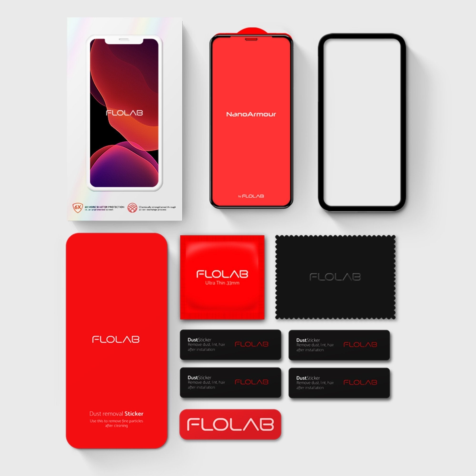 NanoArmour for iPhone XS Max Anti-Glare Screen Protector Matte