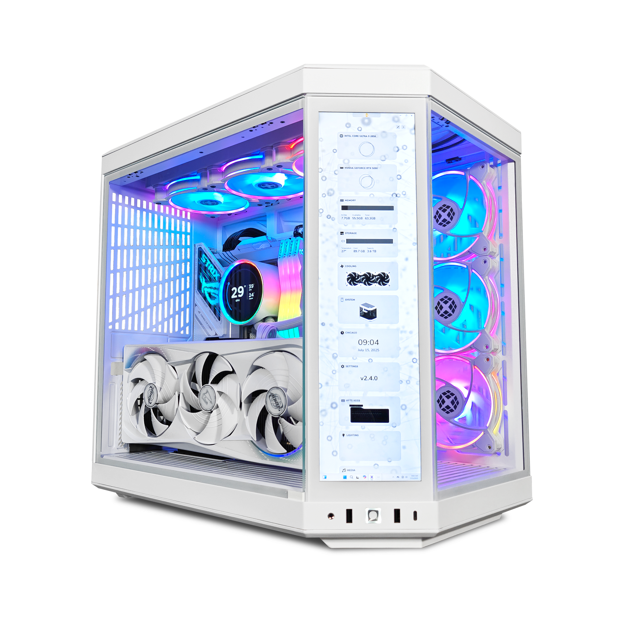 GX13 HYTE GHOST Black Label Gaming Desktop
