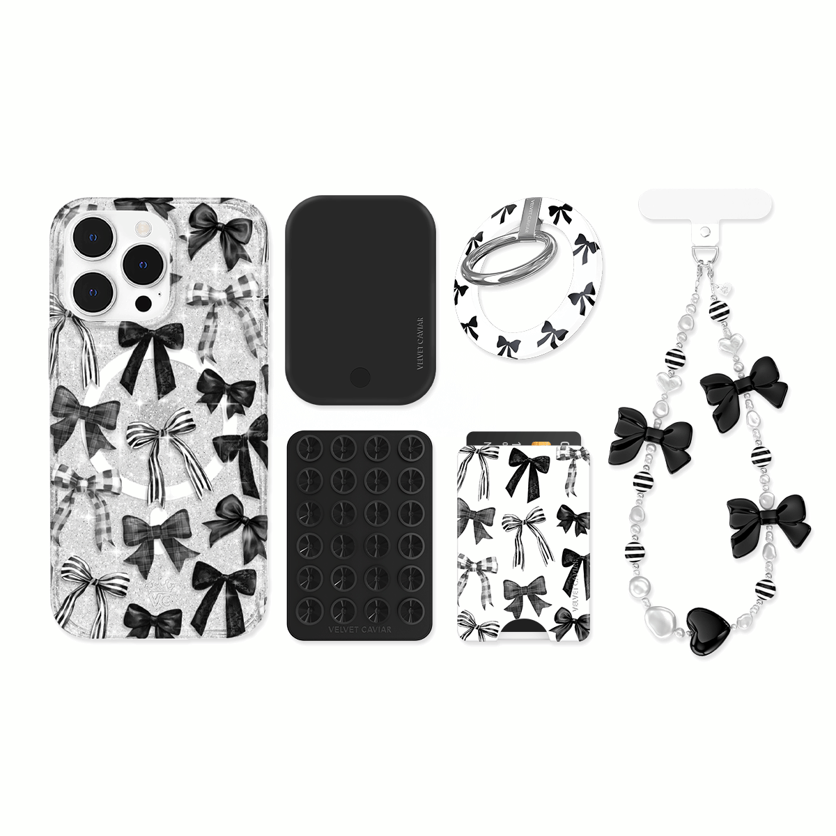 Gothic Bows iPhone Bundle Set