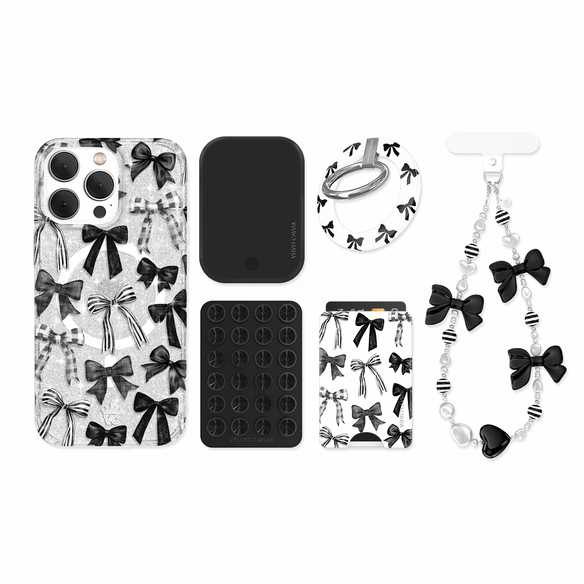 Gothic Bows iPhone Bundle Set