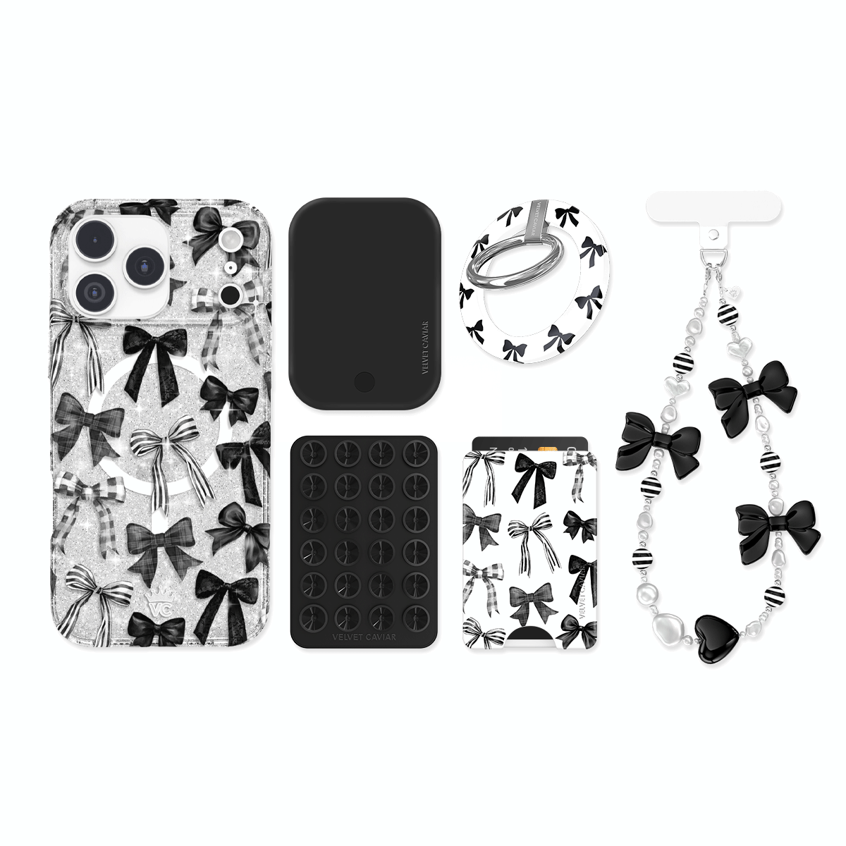 Gothic Bows iPhone Bundle Set