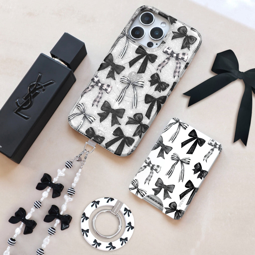 Gothic Bows MagSafe Wallet
