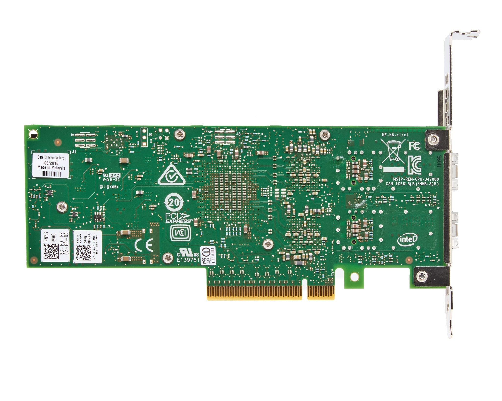 Dell Intel XXV710 Dual Port 25GB SFP28 Full Height