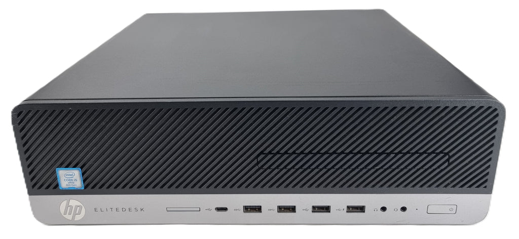 HP EliteDesk 800 G4 Desktop PC, Core i5 8th Gen, 8GB RAM, 256GB SSD, Win 11