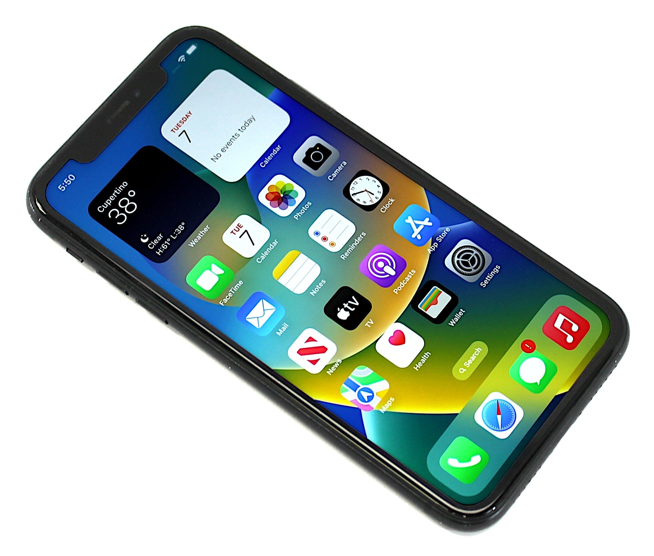 Apple iPhone XR Smartphone, 128GB, Network Unlocked, Black, A2105