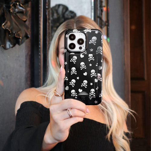 Chrome Skulls MagSafe Wallet