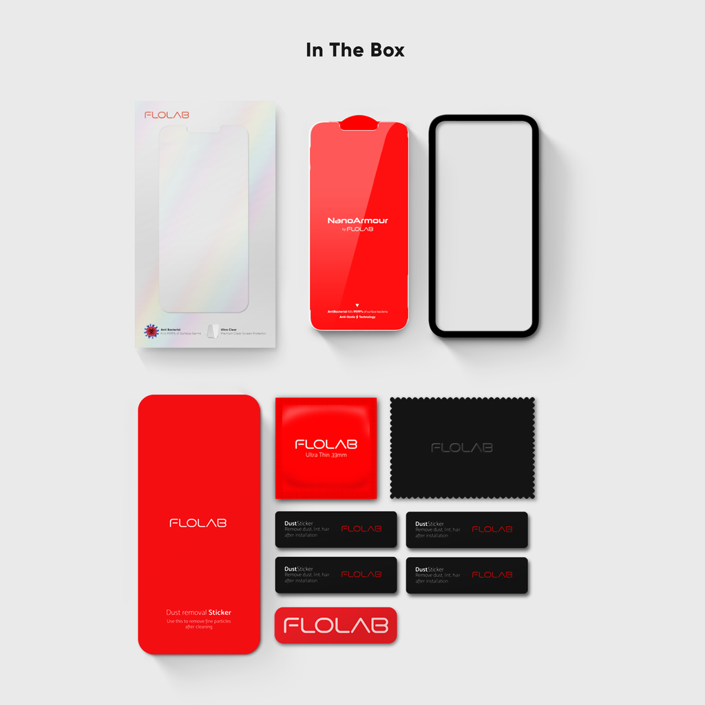 NanoArmour for iPhone 13 mini Screen Protector Anti-Dust Edge-to-Edge