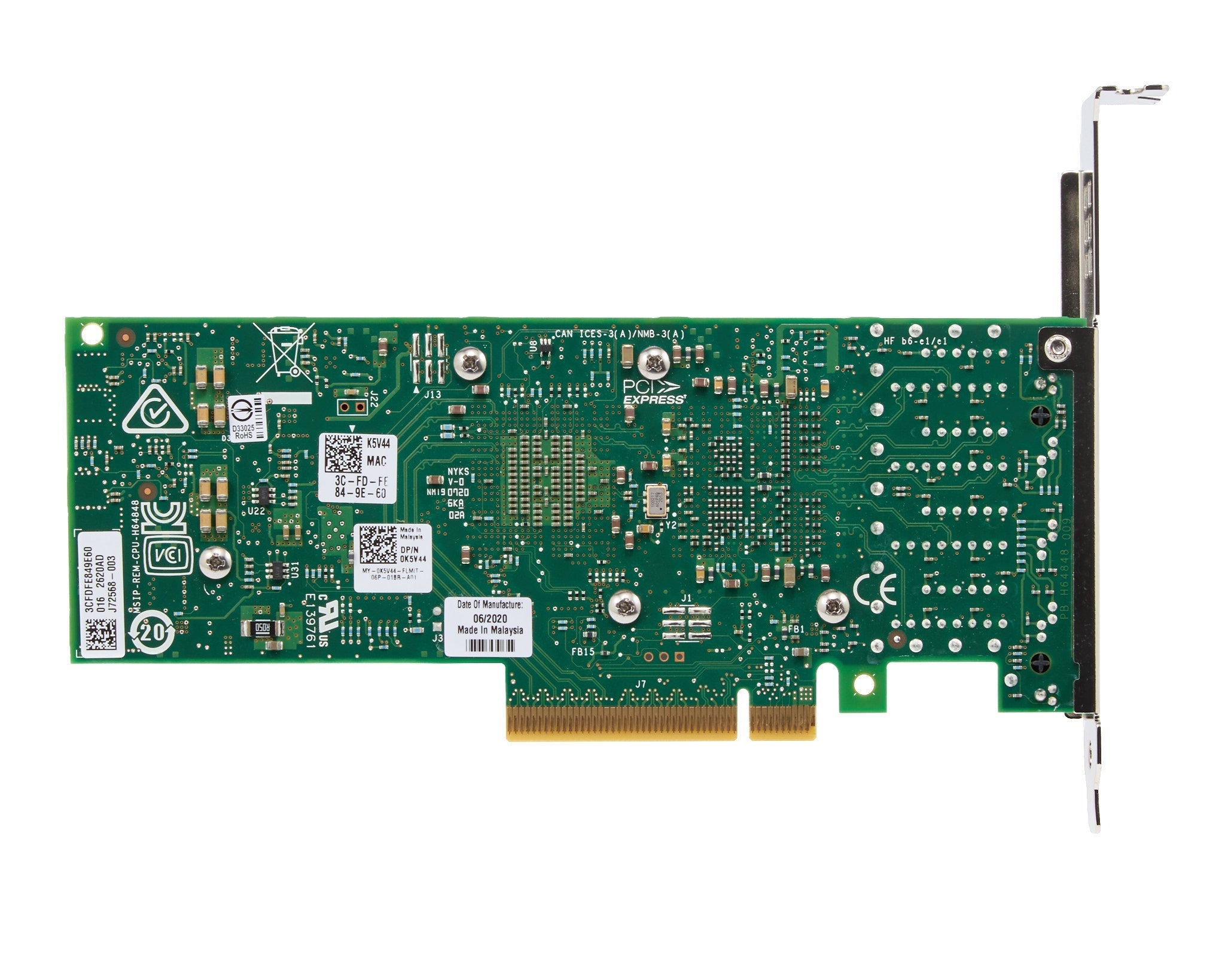 Dell Intel X710 Quad Port 10GB RJ45 Full Height