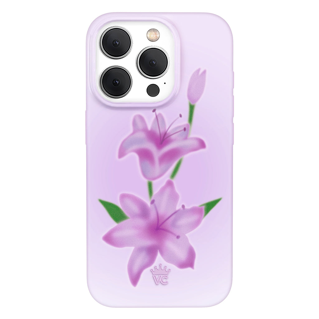 Love Spell Lily Floral iPhone Case