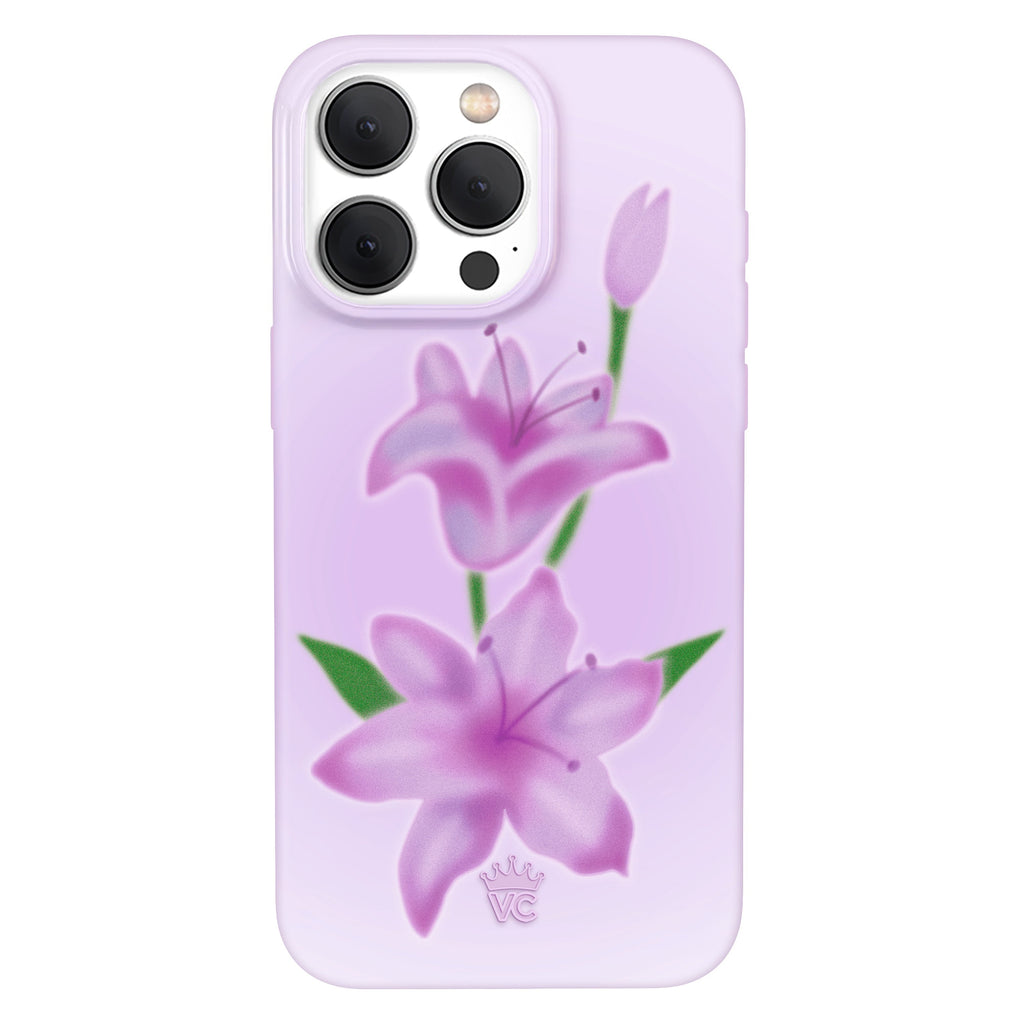 Love Spell Lily Floral iPhone Case