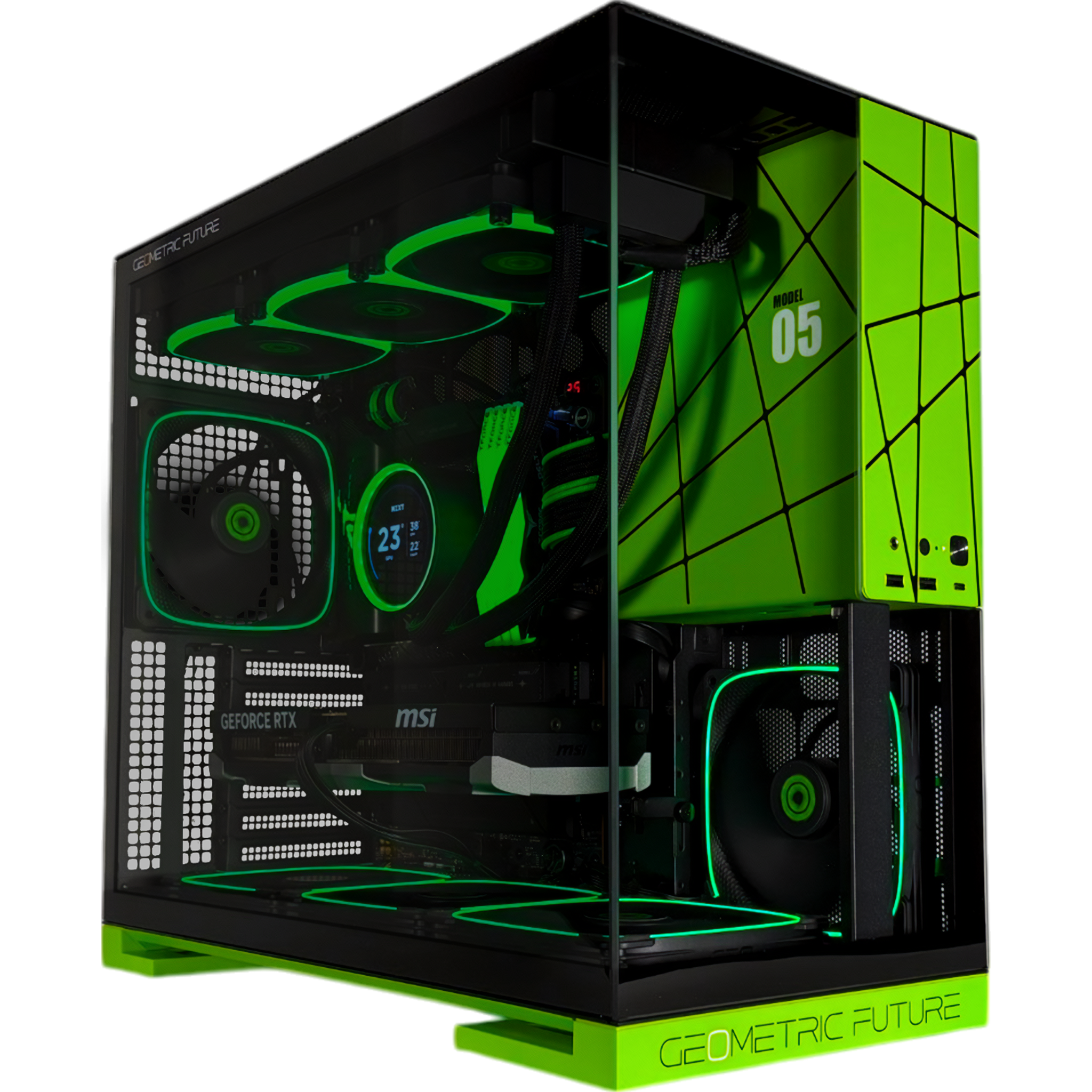 Geometric Future M5 Black Label Gaming Desktop