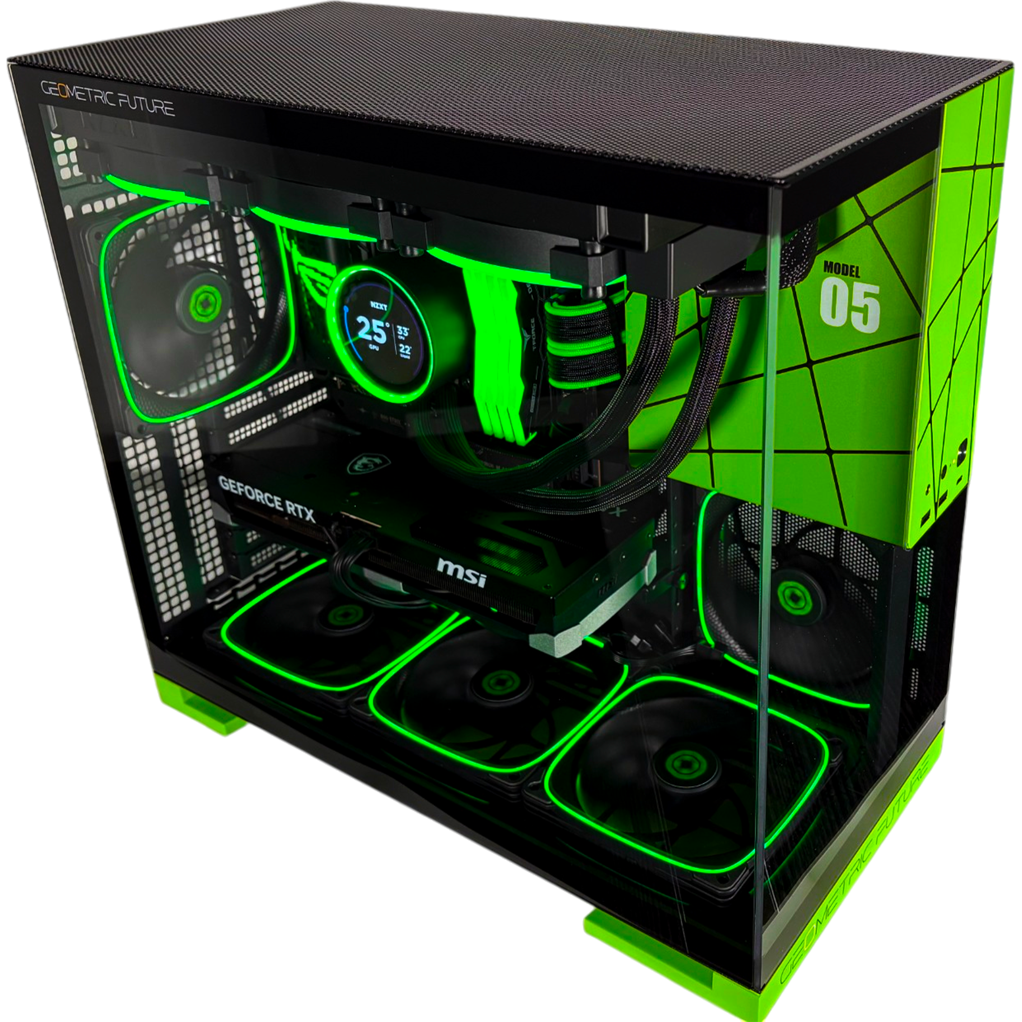 Geometric Future M5 Black Label Gaming Desktop