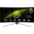MSI MAG 345CQR- 34" 34" UWQHD, 3440 x 1440, 180Hz, Curved Gaming Monitor