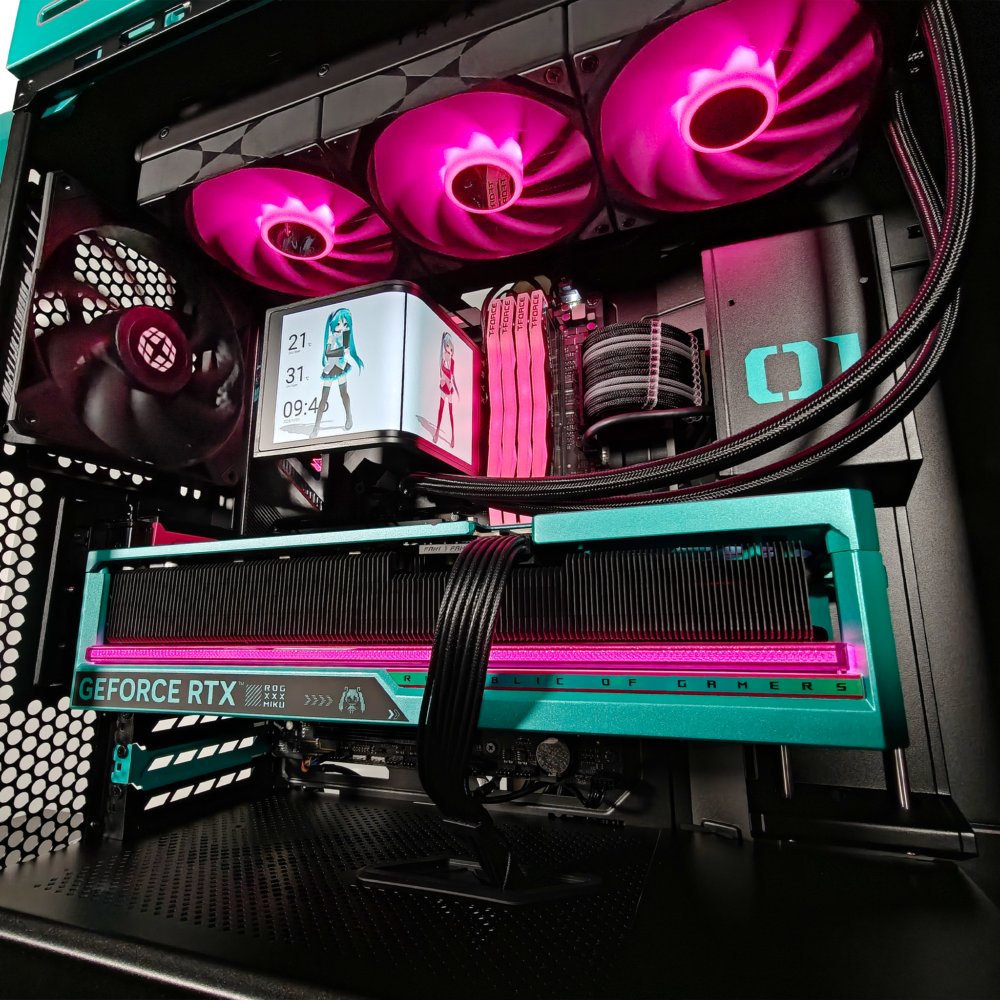 ROG Strix Helios II Hatsune Miku Ultimate Edition Ready to Ship Gaming PC