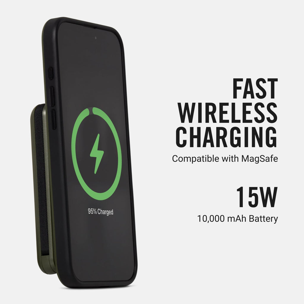 Magnetic Power Bank - Matte Olive