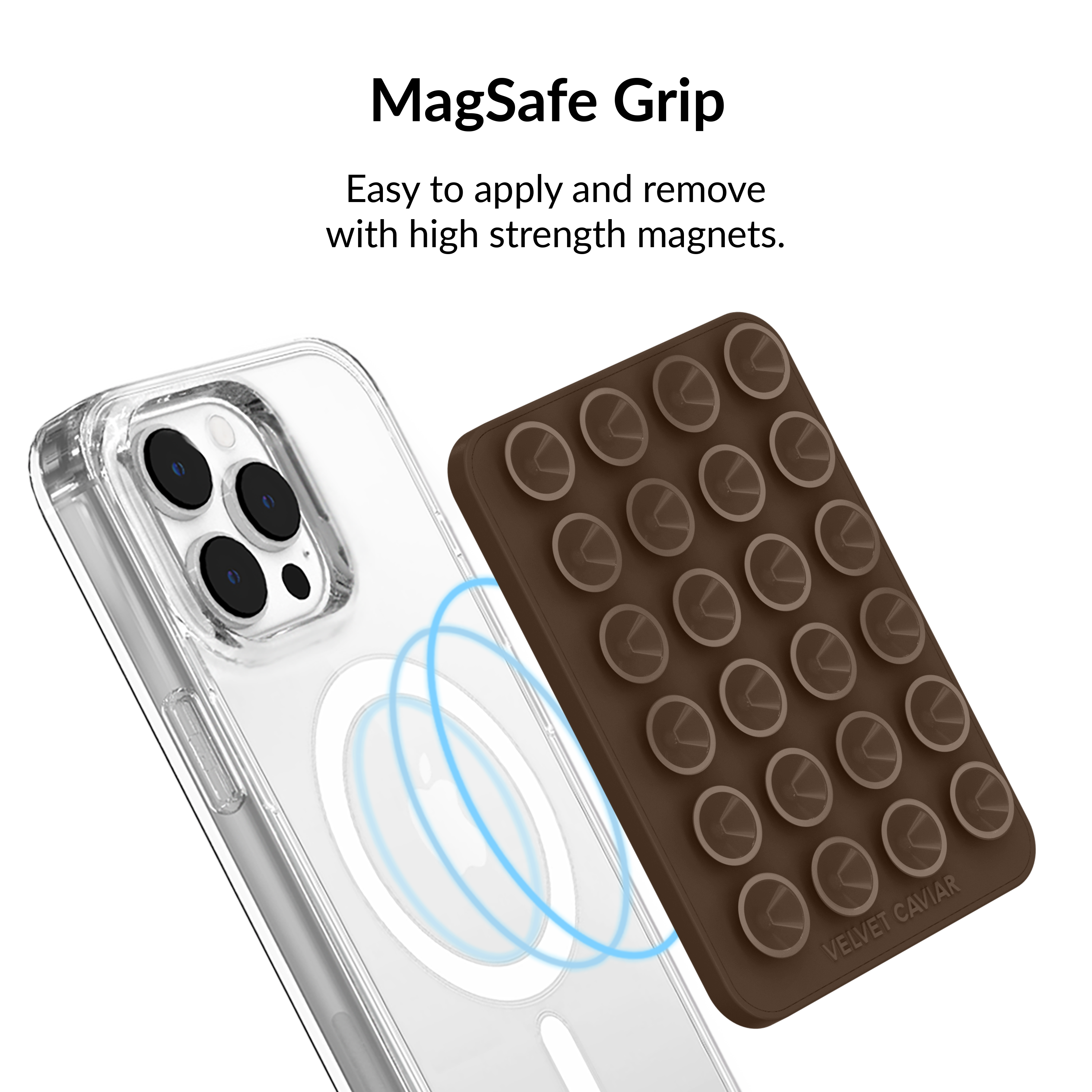 Espresso Brown MightyGrip MagSafe Mount