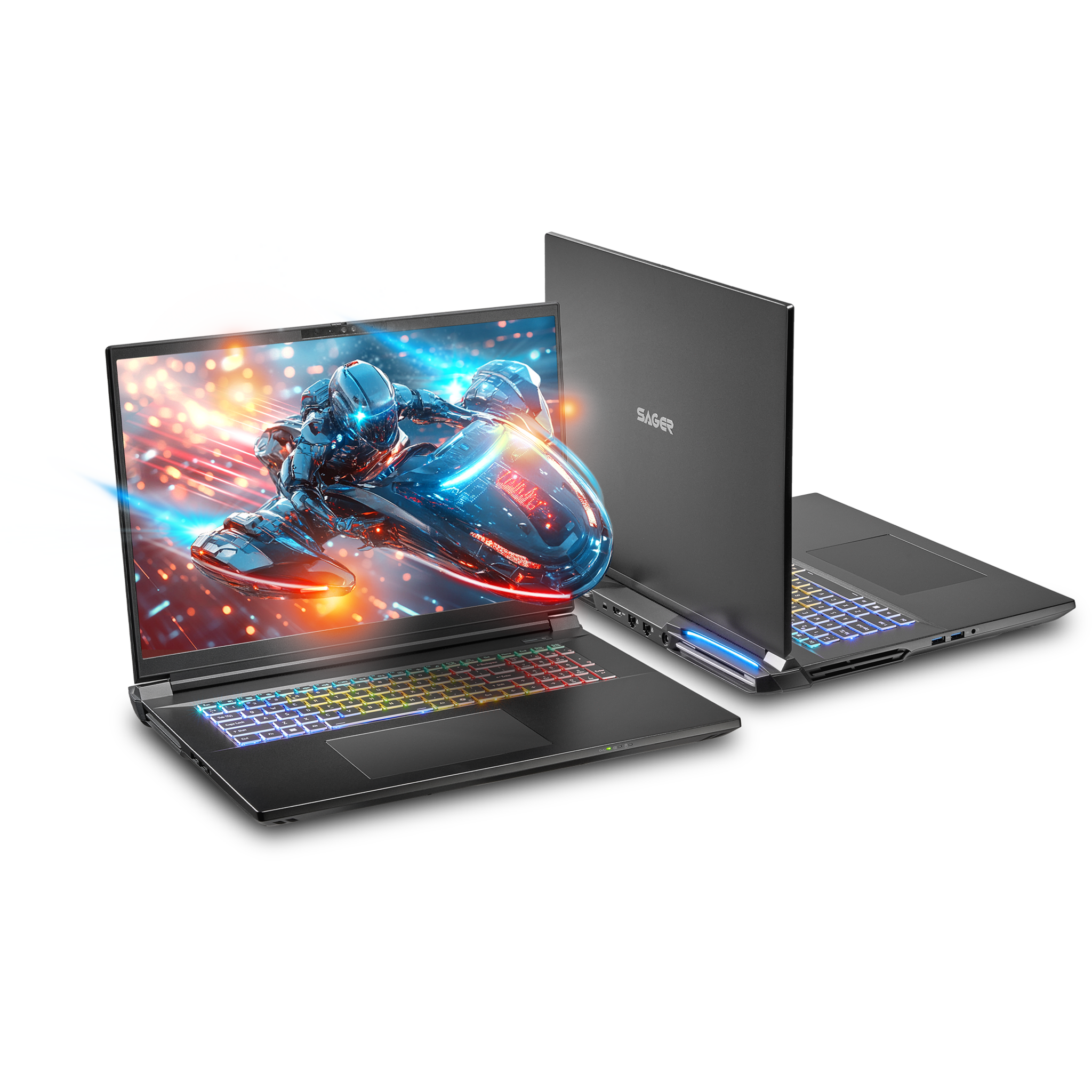 SAGER NP9580T (Clevo X580WNT-G) Gaming Laptop
