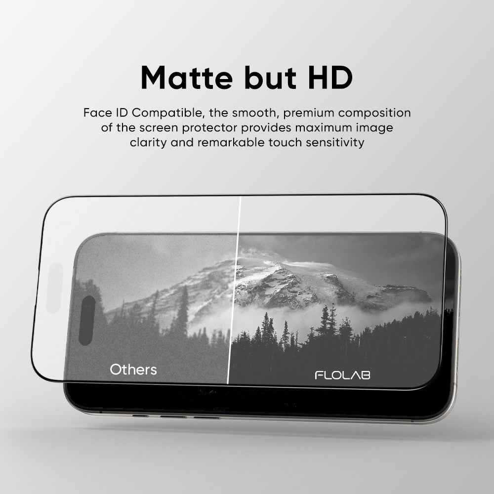 NanoArmour ONETIME MAX Matte Anti-Glare 3D Infinity Edge – iPhone 16 Series