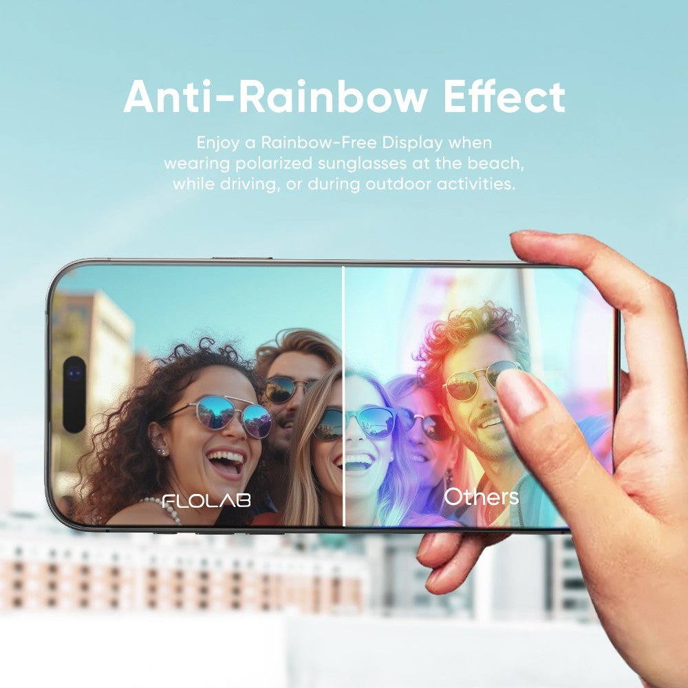 NanoArmour ONETIME MAX Matte Anti-Glare PolarSpectra – iPhone 16 Series