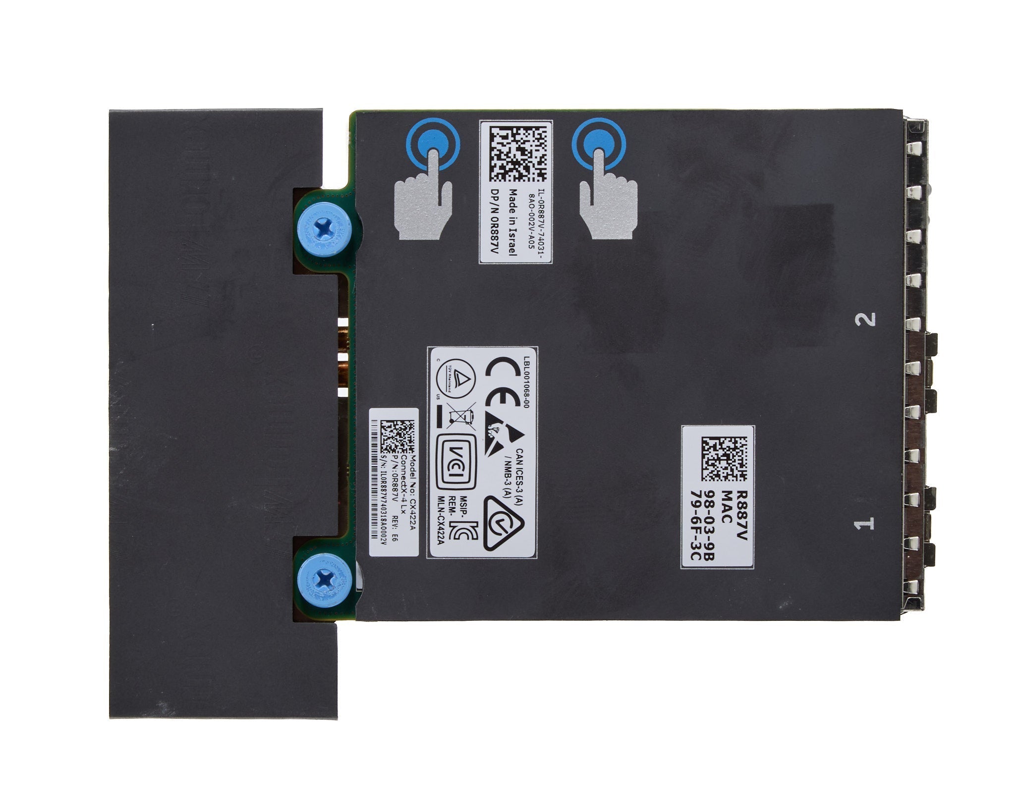 Dell Mellanox CX4121C ConnectX-4 Dual Port 25Gb SFP+ rNDC