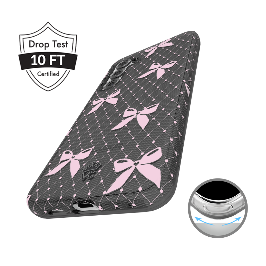 Lacy Pink Bows Samsung Case