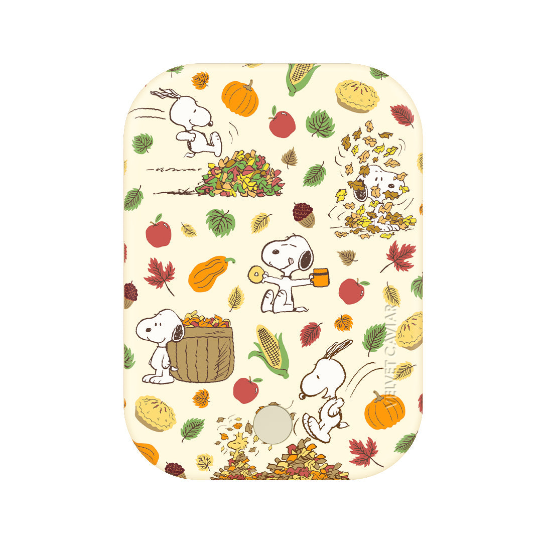 Snoopy Autumn Leaves MagSafe Battery Power Pack
