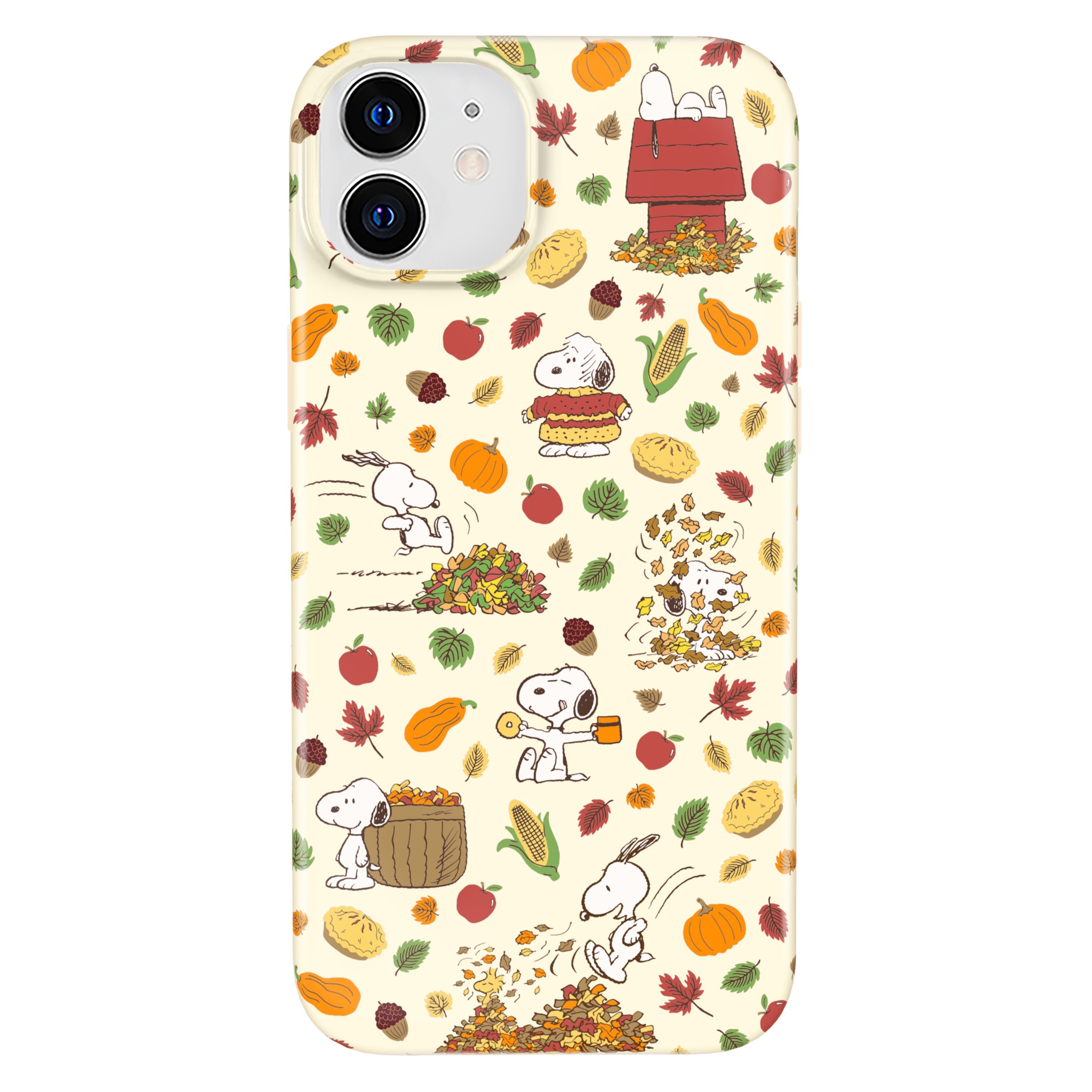 Snoopy Autumn Leaves iPhone Case