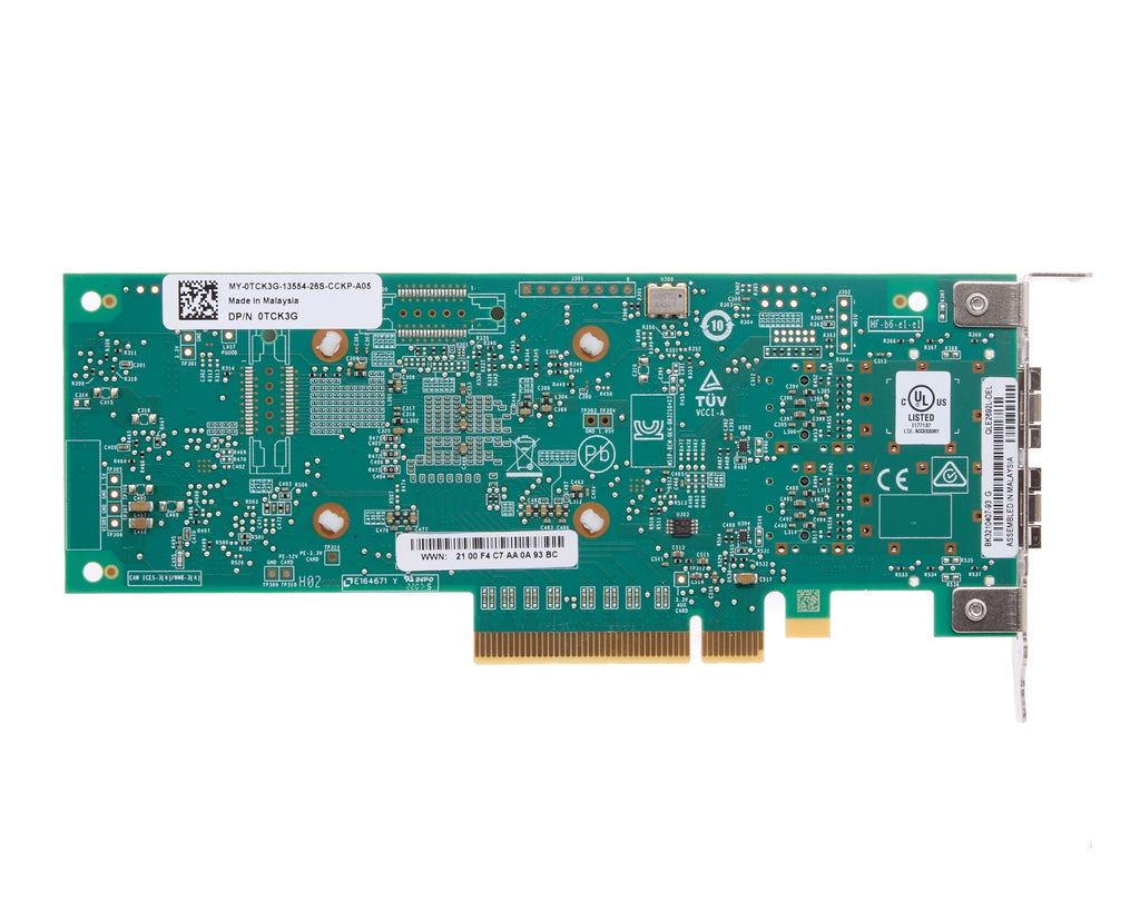 Dell QLogic QLE2692 Dual Port 16Gb Fibre Channel SFP+ HBA Low Profile