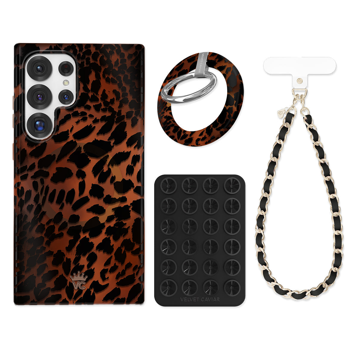 Leopard Tort Samsung Bundle Set