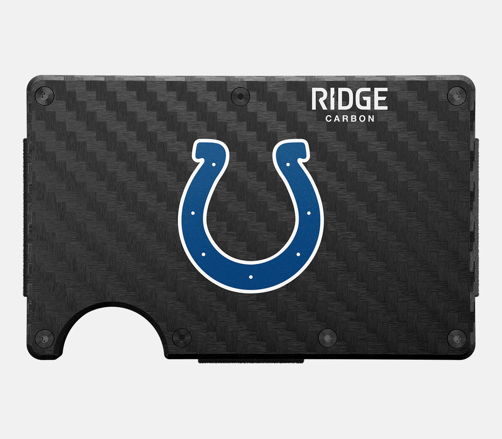Ridge Wallet - Indianapolis Colts - Carbon Fiber 3k