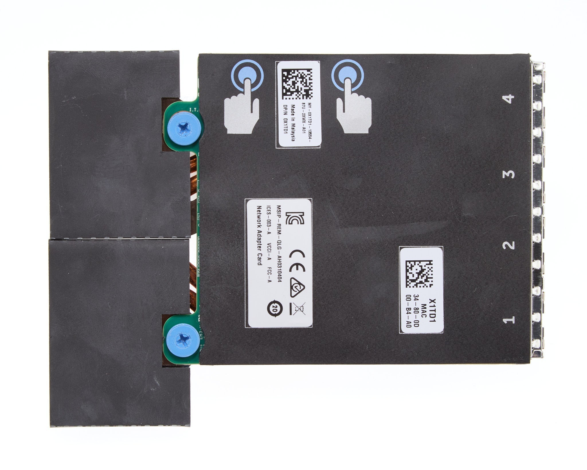 Dell QLogic FastLinQ QL41164 Quad Port 10GB RJ45 rNDC