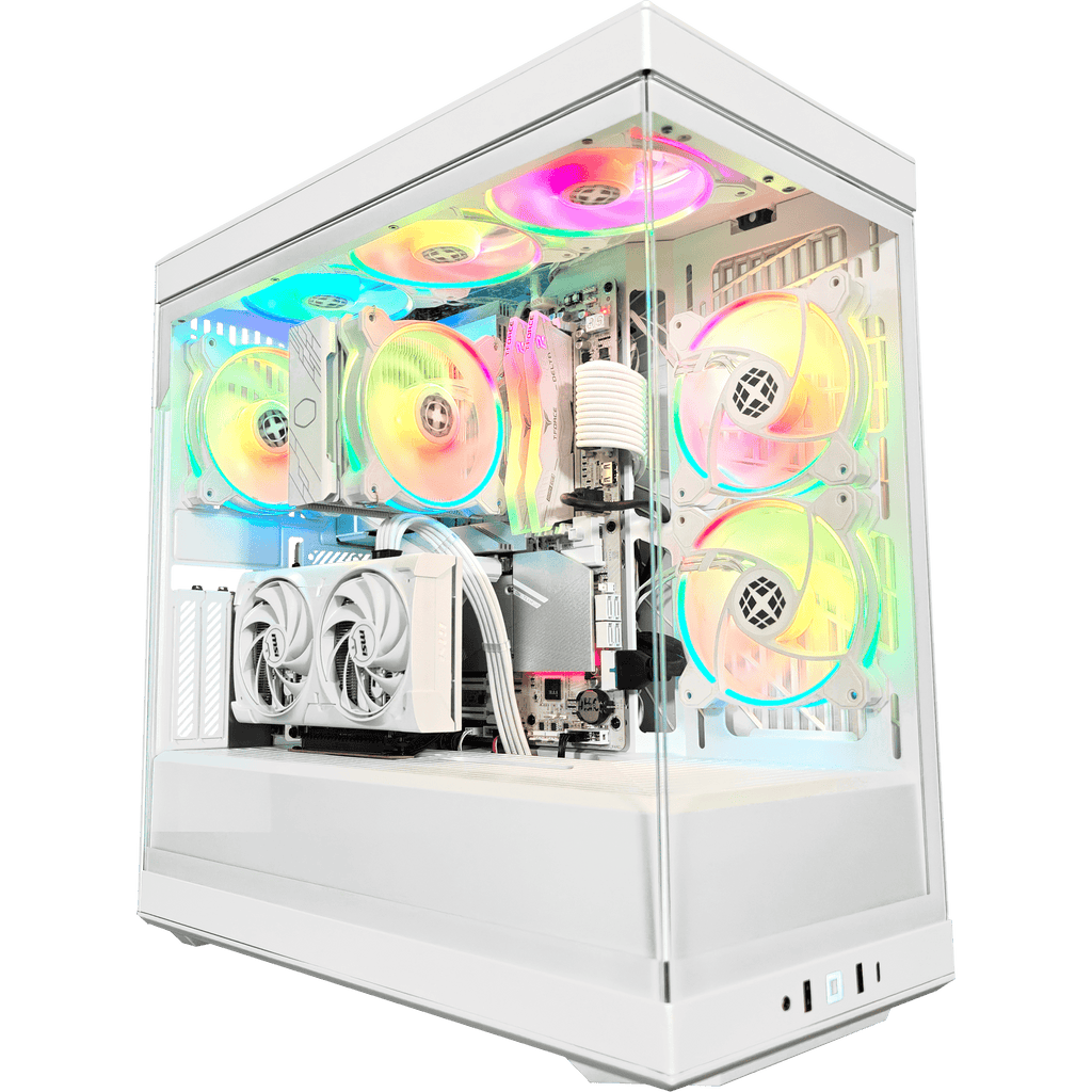 Y40 Snow White Ghost AMD Ready to Ship Gaming PC