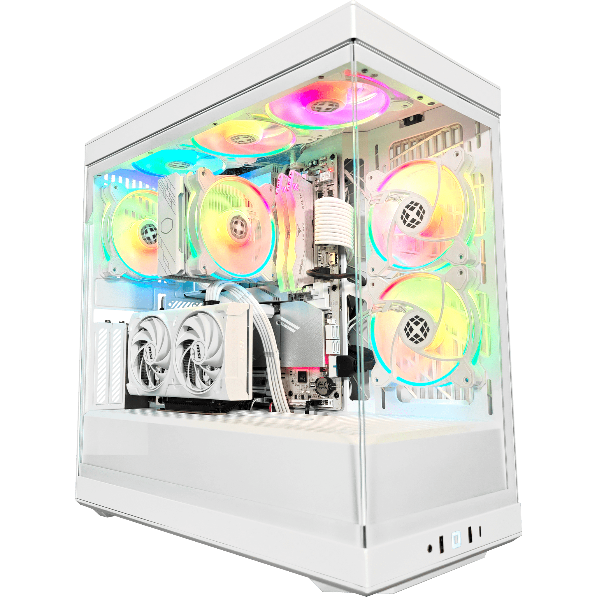 Y40 Snow White Ghost AMD Ready to Ship Gaming PC