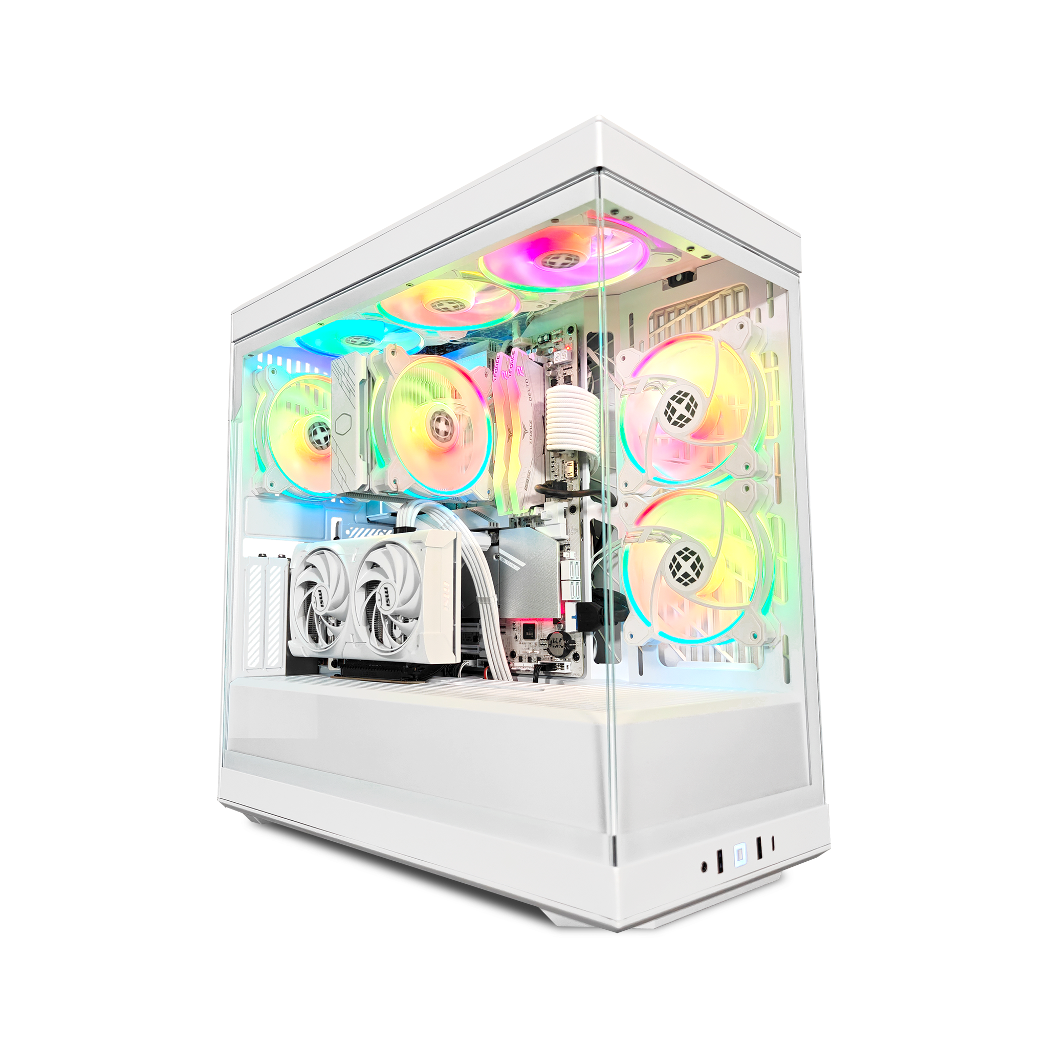 Y40 Snow White Ghost AMD Ready to Ship Gaming PC