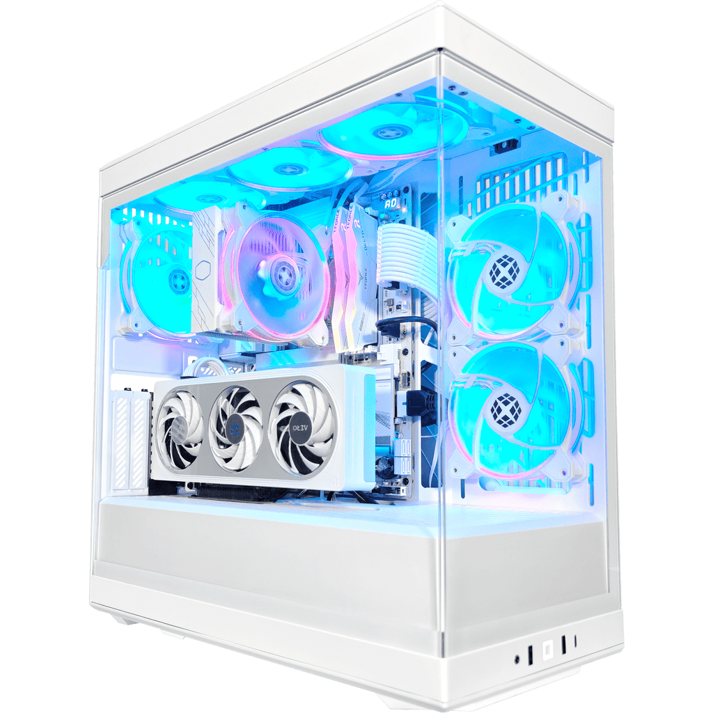 Y40 Snow White Ghost Intel Ready to Ship Gaming PC