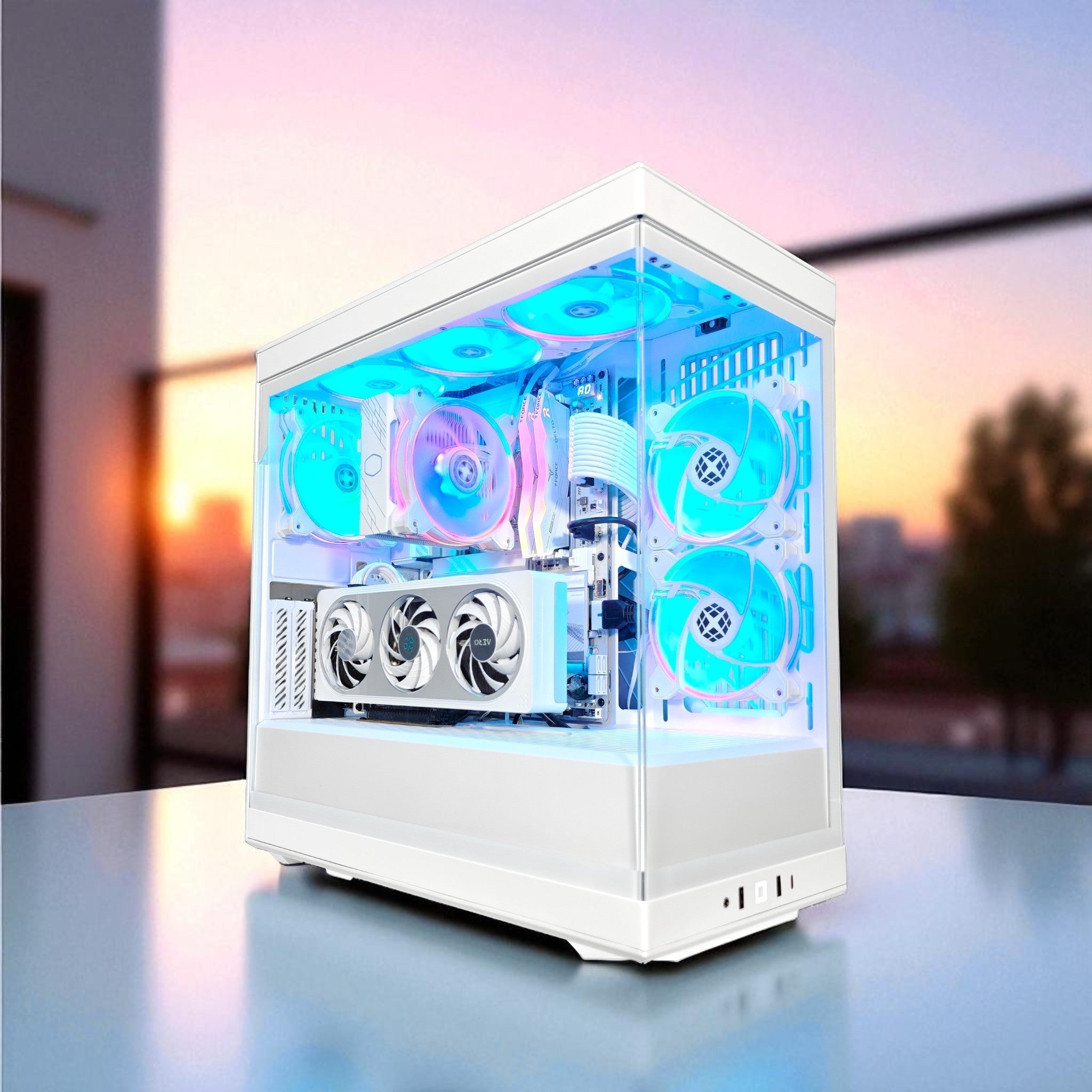 Y40 Snow White Ghost Intel Ready to Ship Gaming PC